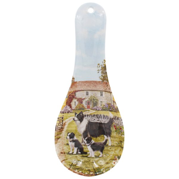 COLLIE & SHEEP SPOON REST