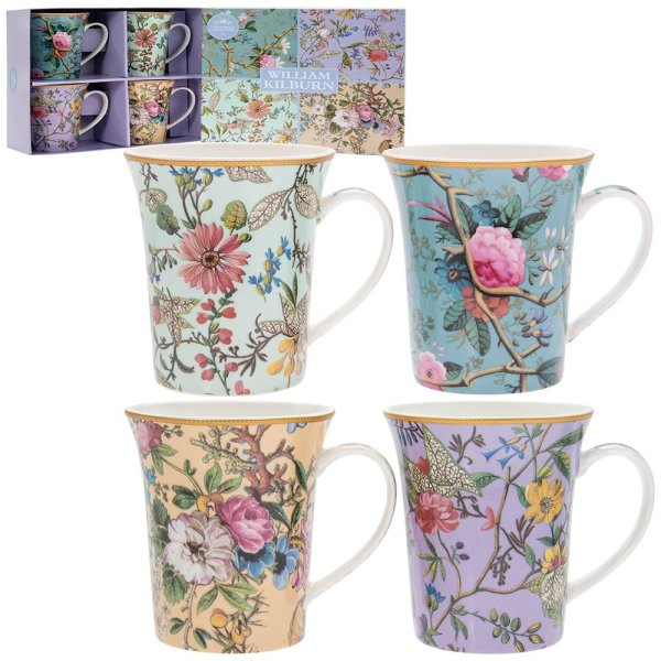 WILLIAM KILBURN MUGS SET OF 4