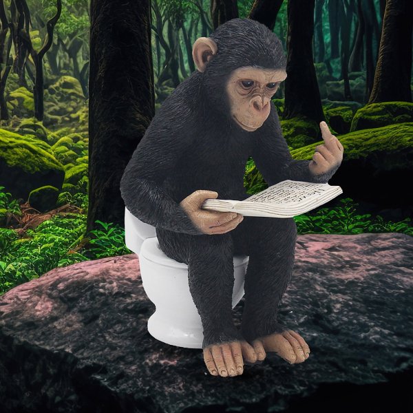 CHEEKY MONKEY READING