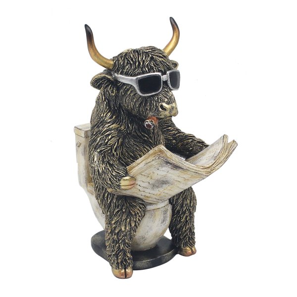 LOO-TIME HIGHLAND COW