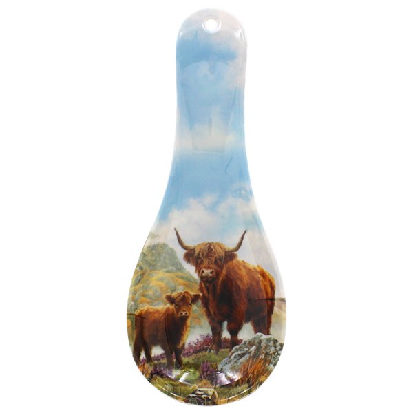 HIGHLAND COW SPOON REST