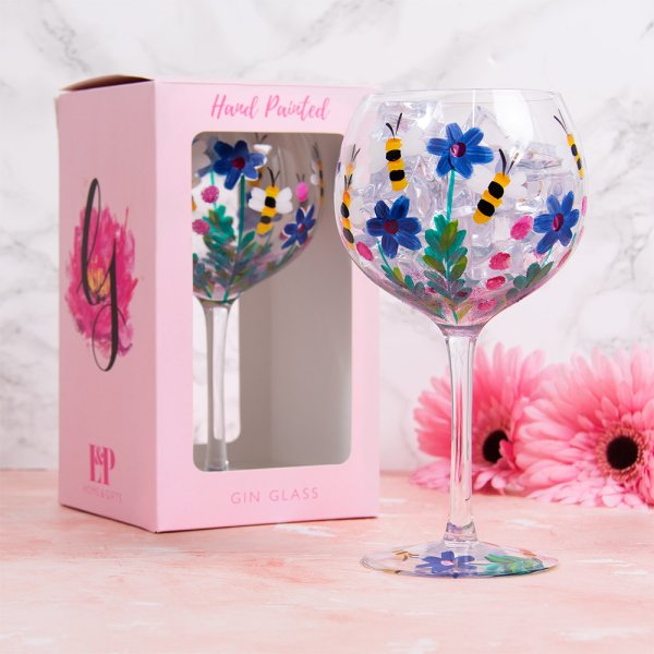 Glitter Gin Glass Set Of 2 By Lesser & Pavey 