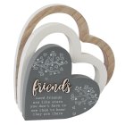 FRIENDS 3D HEART PLAQUE