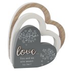 LOVE 3D HEART PLAQUE