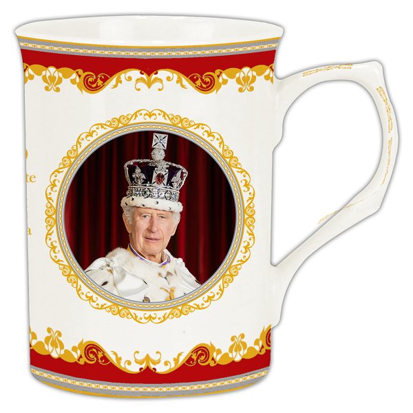 CHARLES III CORONATION MUG