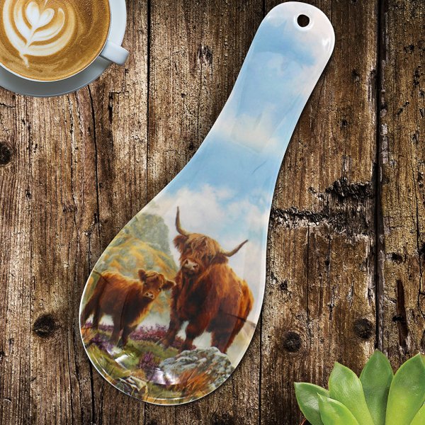 HIGHLAND COW SPOON REST