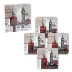 NEW LONDON COASTERS SET 4