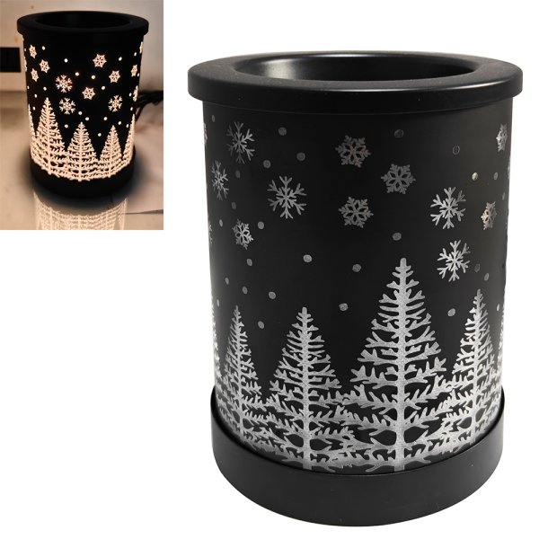 XMAS TREE AROMA LAMP BLK