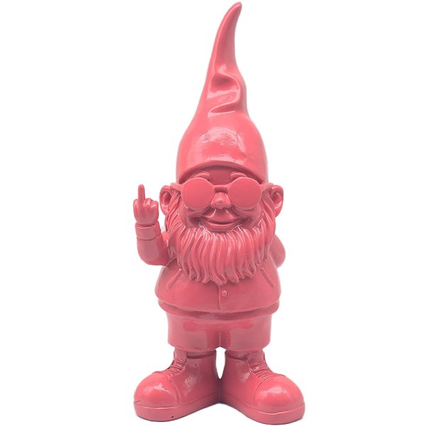 GNOMES BEHAVING BADLY PNK 27CM