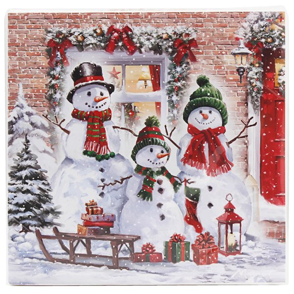 SNOWMEN PAPER NAPKINS
