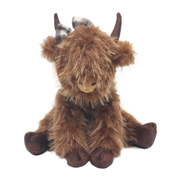 HIGHLAND COW DOORSTOP HATTY