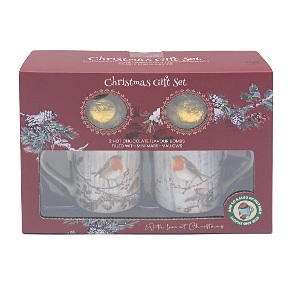 CHRISTMAS ROBINS 2 CHOC BOMBS