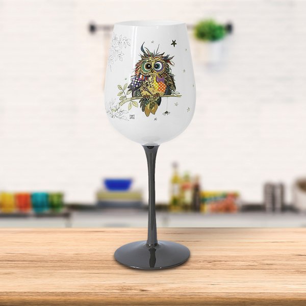 OTTO OWL WINE GLASS