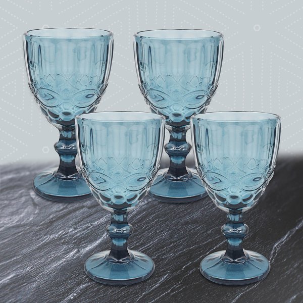 AQUA WINE GLASS S4