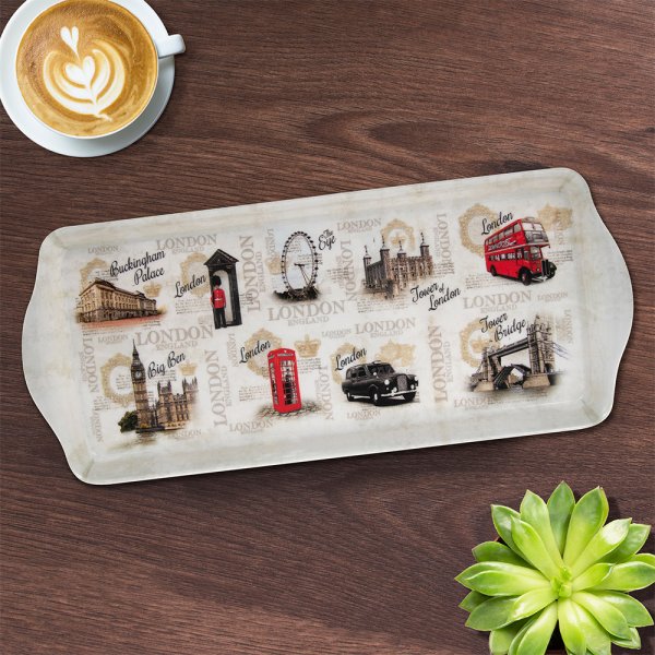 VINTAGE LONDON TRAY MEDIUM
