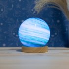 COSMIC PLANET LAMP GREEN 12CM