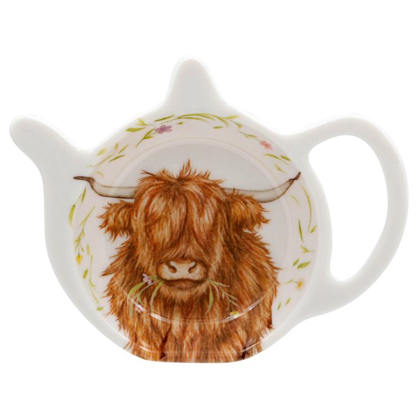 HIGHLAND COW TEABAG TIDY