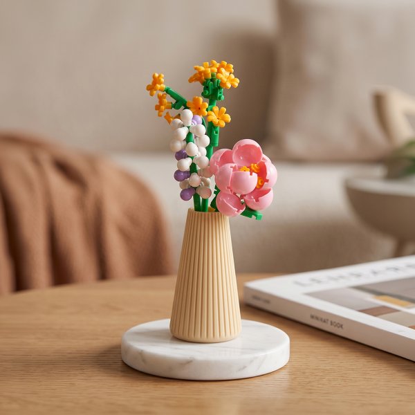 MINIBRICKS FLOWERS IN VASE