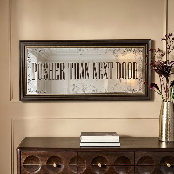 POSHER NEXT DOOR WALL ART