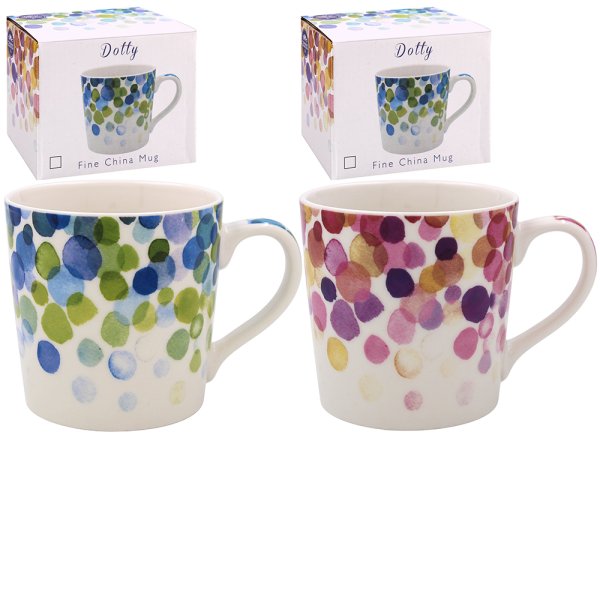 DOTS MUG 2 ASST