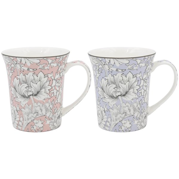 CHRYSANTHEMUM MUGS SET 2