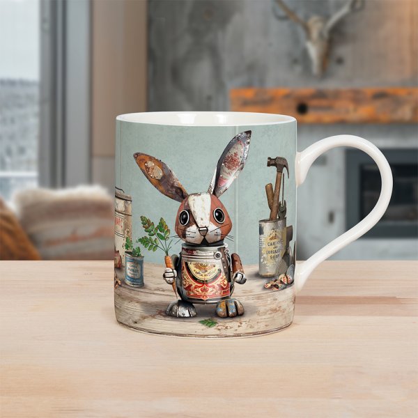 SCRAP RABBIT MUG