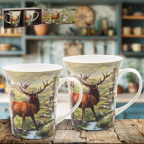 STAG MUGS SET 2