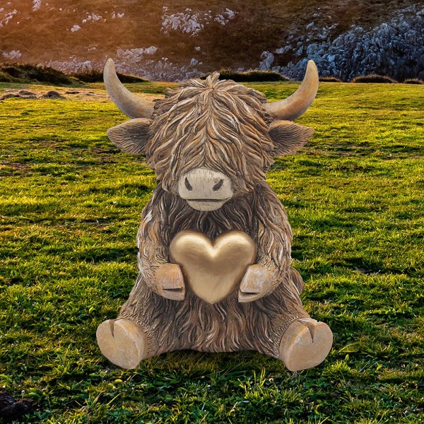 HIGHLAND COW HEART OF GOLD