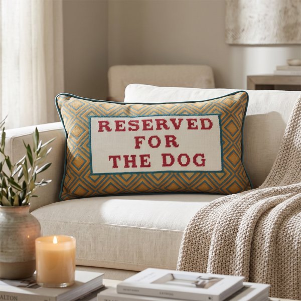 CUSHION-PERSON DOG THINK U ARE