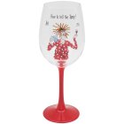 WINE GLASS TELL THE TIME