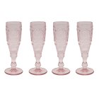 PINK FLUTES GLASS S4