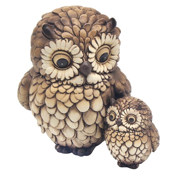 HOOTERS OWL WITH BABY HOOTERS OWL WITH BABY
