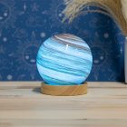 COSMIC PLANET LAMP PINK & BRN