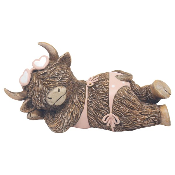 HIGHLAND COW BEACHTIME