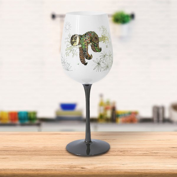 SIMON SLOTH WINE GLASS