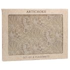 ARTICHOKE PLACEMATS SET 4