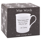 BEHIND EVERY GREAT MAN MUG