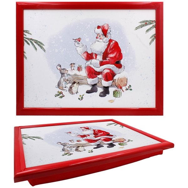 SANTA & ANIMALS LAPTRAY