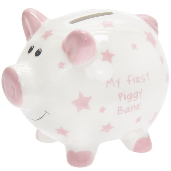 MY FIRST PIGGY BANK PINK
