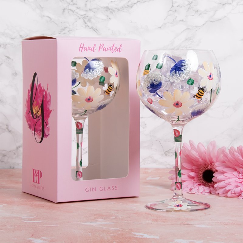 BUSY BEES GIN GLASS