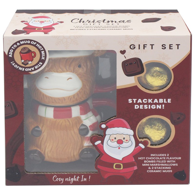 HIGHLAND COW STACK CHOCO BOMB