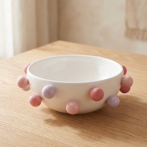 BOULE PINK BOWL 32CM