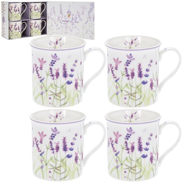 Lavender Collection Kitchen Teabag Tidy Lunch Bag Travel Cup Jug Glasses Case