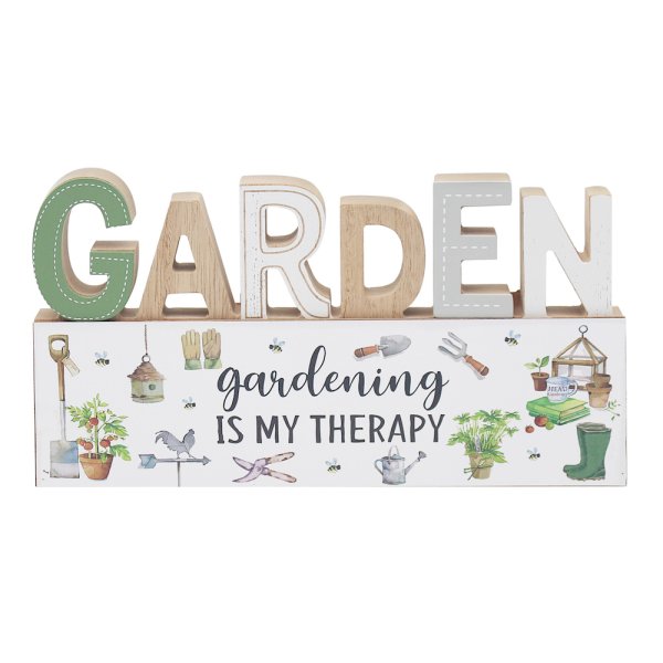 GREEN FINGERS STANDING PLAQUE