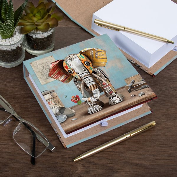 SCRAP ELEPHANT MEMO PAD