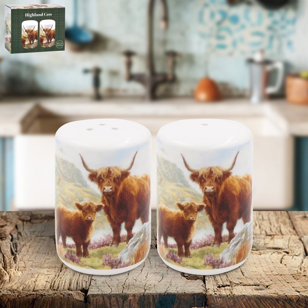 HIGHLAND COW SALT & PEPPER