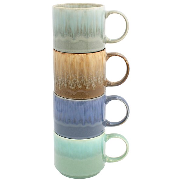 REACTIVE GLAZE STACKINGMUGS S4