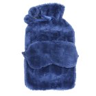 HOT WATER BOTTLE & MASK BLUE