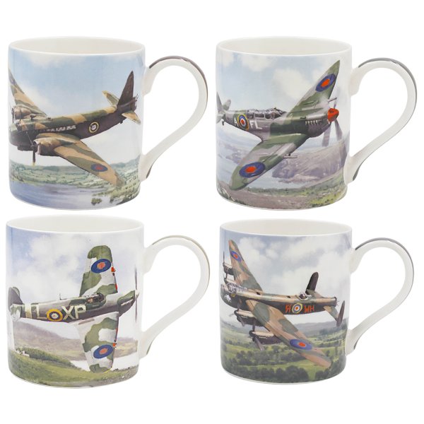 CLASSIC PLANES MUG 4 ASST