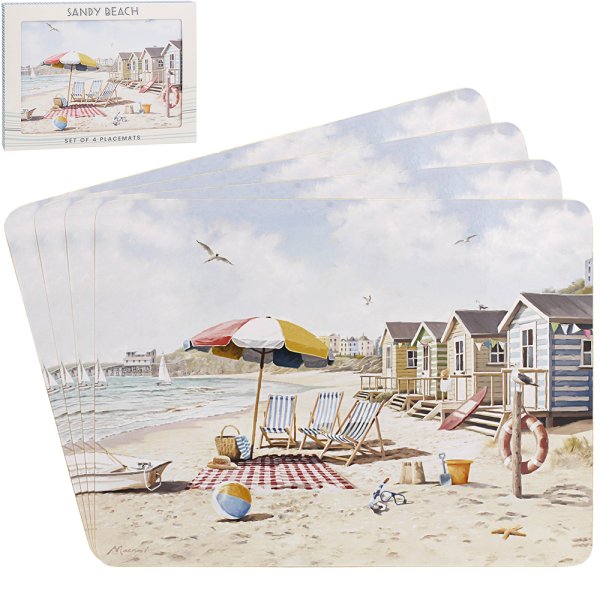 SANDY BEACH PLACEMATS S4